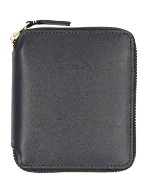 Comme des Garons Wallet Logo Print Zipped Wallet