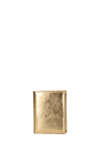 Comme des Garons Wallet Metallic Bifold Cardholder