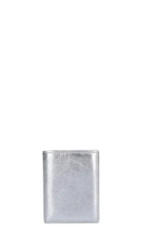 Comme des Garons Wallet Metallic Bifold Cardholder