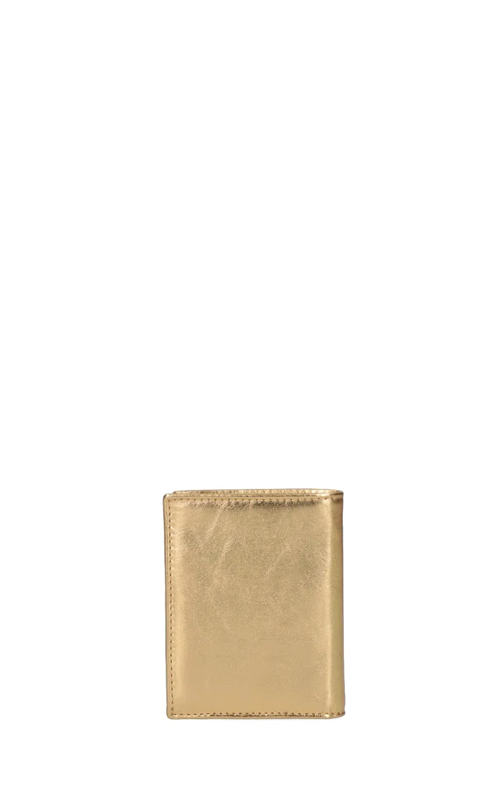 Comme des Garons Wallet Metallic Bifold Cardholder