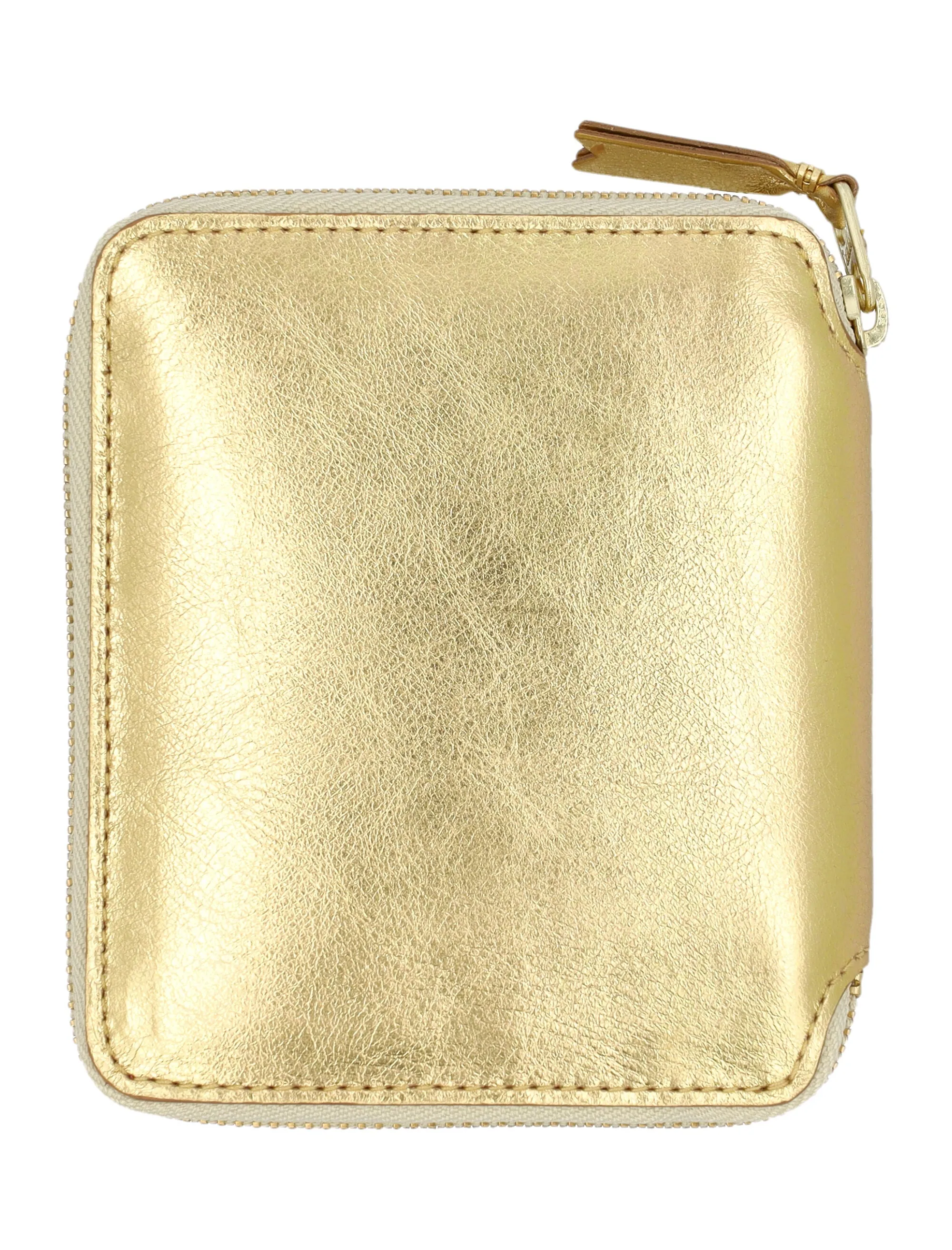 Comme des Garons Wallet Metallic Zipped Wallet