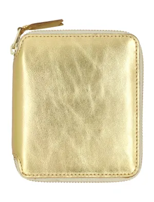 Comme des Garons Wallet Metallic Zipped Wallet