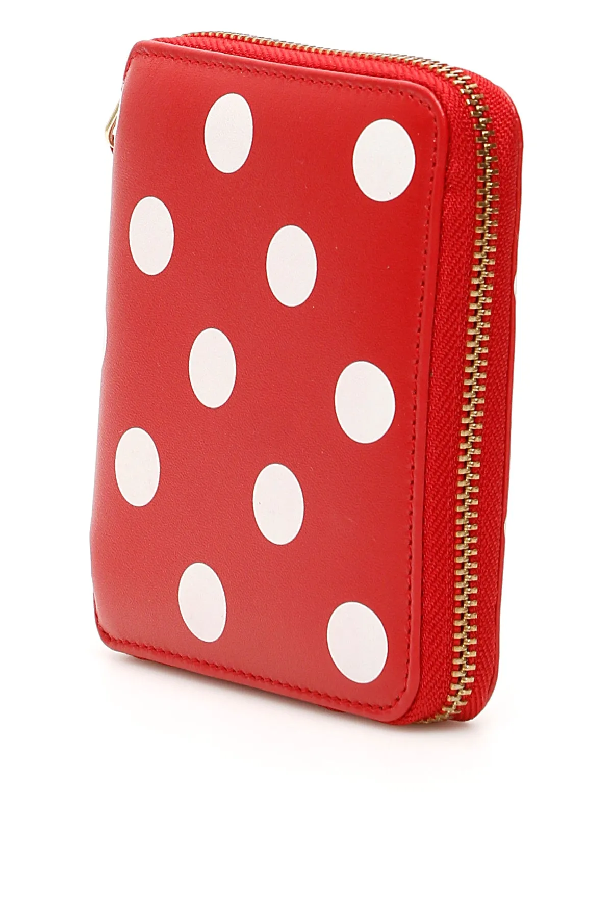 Comme des Garons Wallet Polka-Dot Zip-Around Wallet
