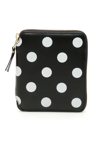 Comme des Garons Wallet Polka Dot Zipped Wallet