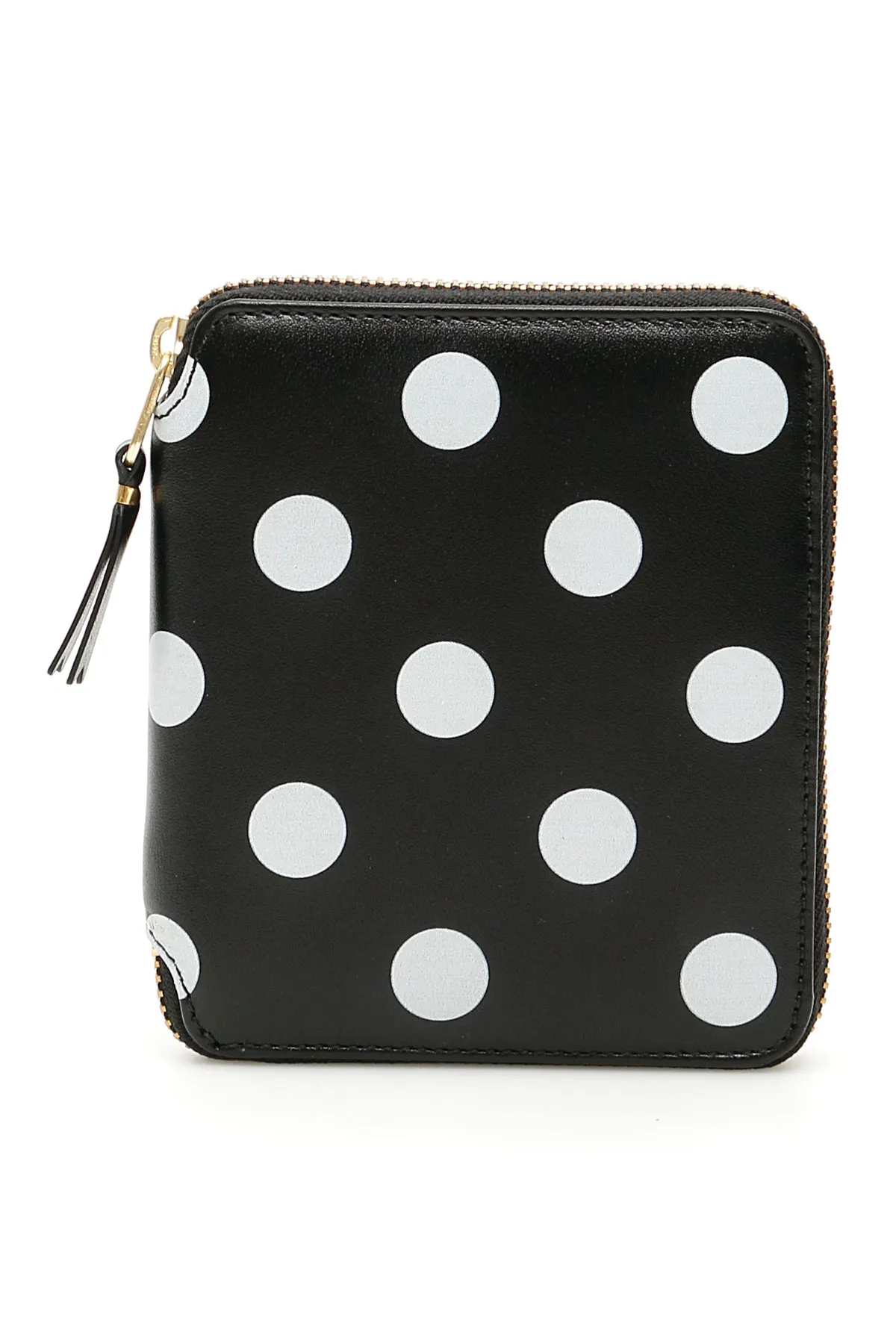 Comme des Garons Wallet Polka Dot Zipped Wallet