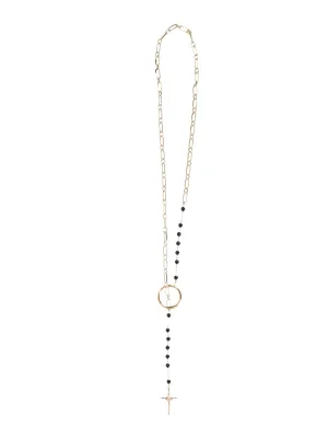 Dolce & Gabbana Cross Rosary Necklace