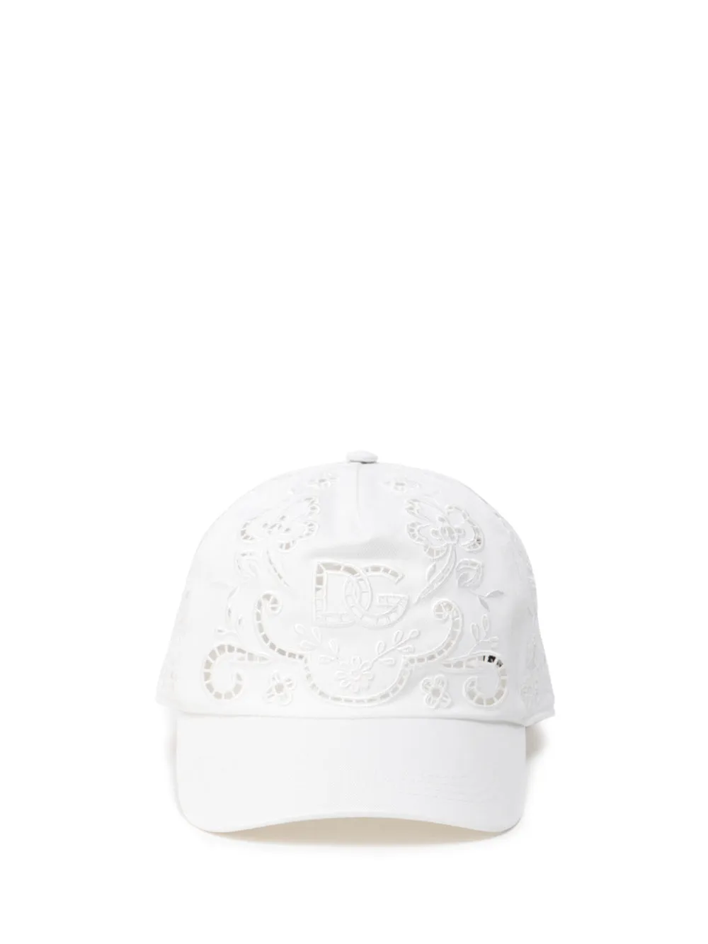 Dolce & Gabbana Cut-Out Embroidered Drill Hat