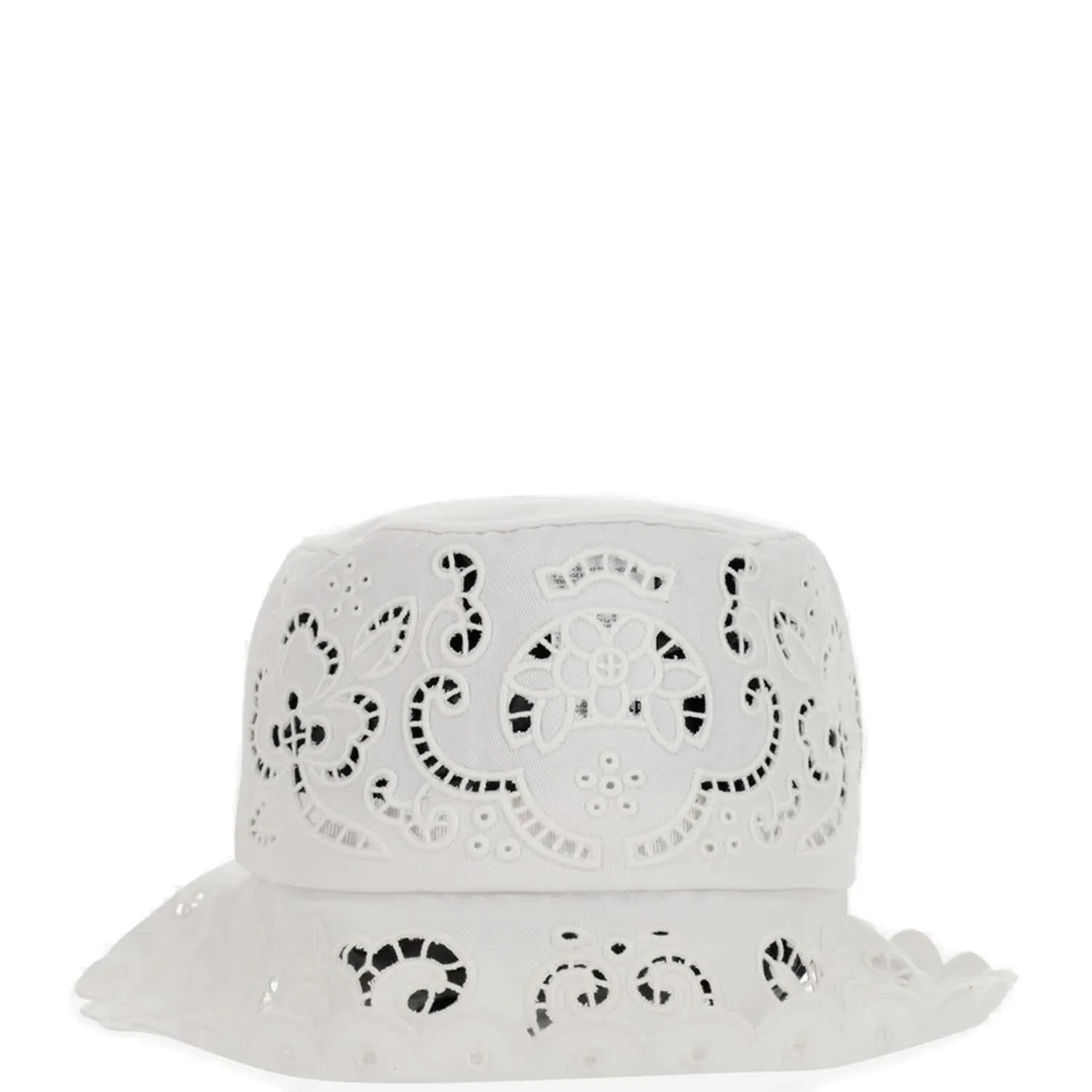 Dolce & Gabbana Cut Out Embroidered Drill Hat