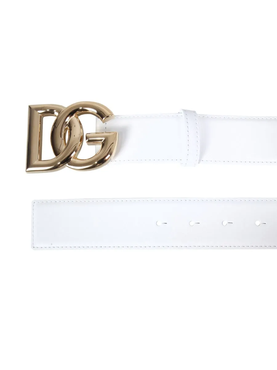 Dolce & Gabbana Logo Buckle Belt