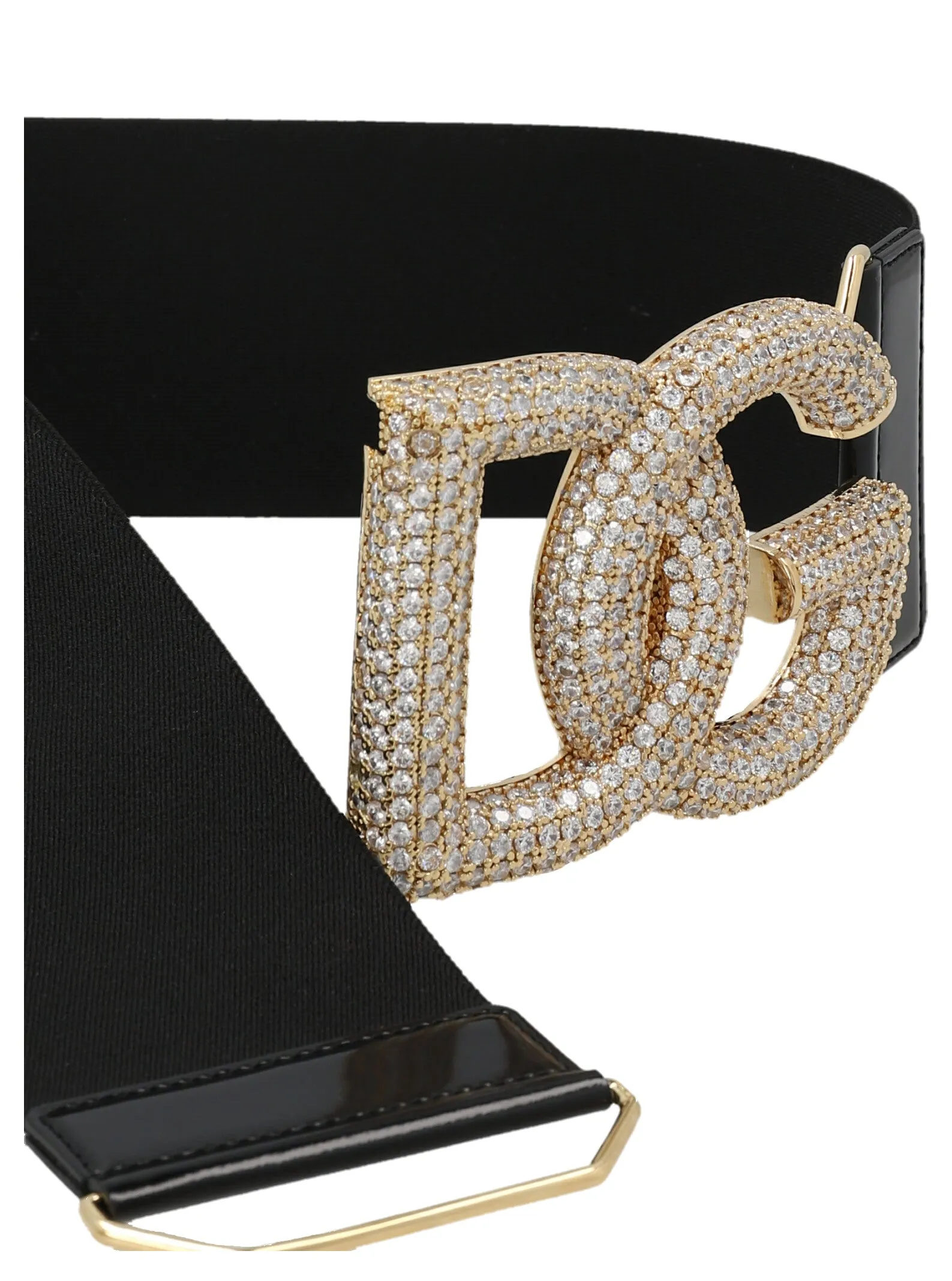 Dolce & Gabbana Logo Embellished Elasticated Belt