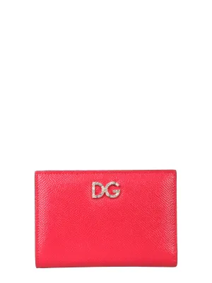 Dolce & Gabbana Rhinestone DG Small Wallet
