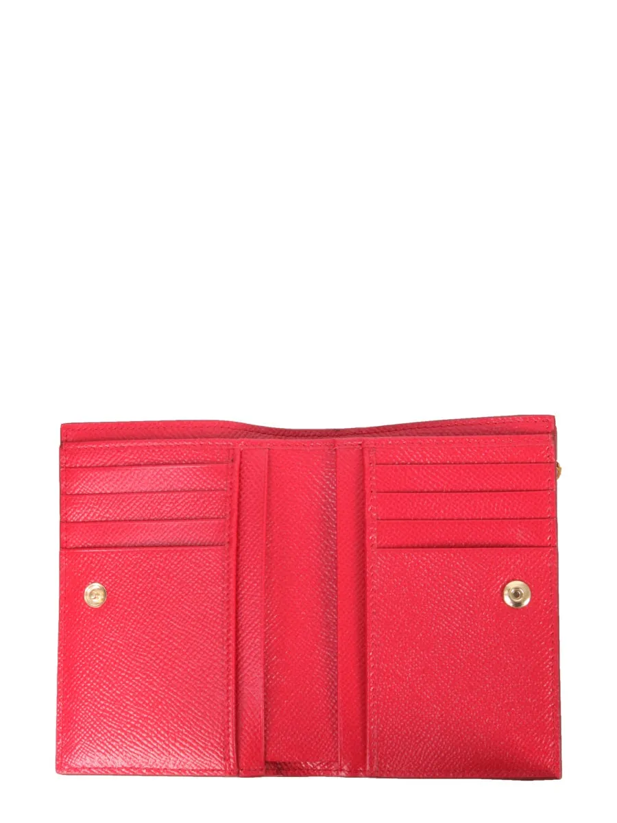 Dolce & Gabbana Rhinestone DG Small Wallet