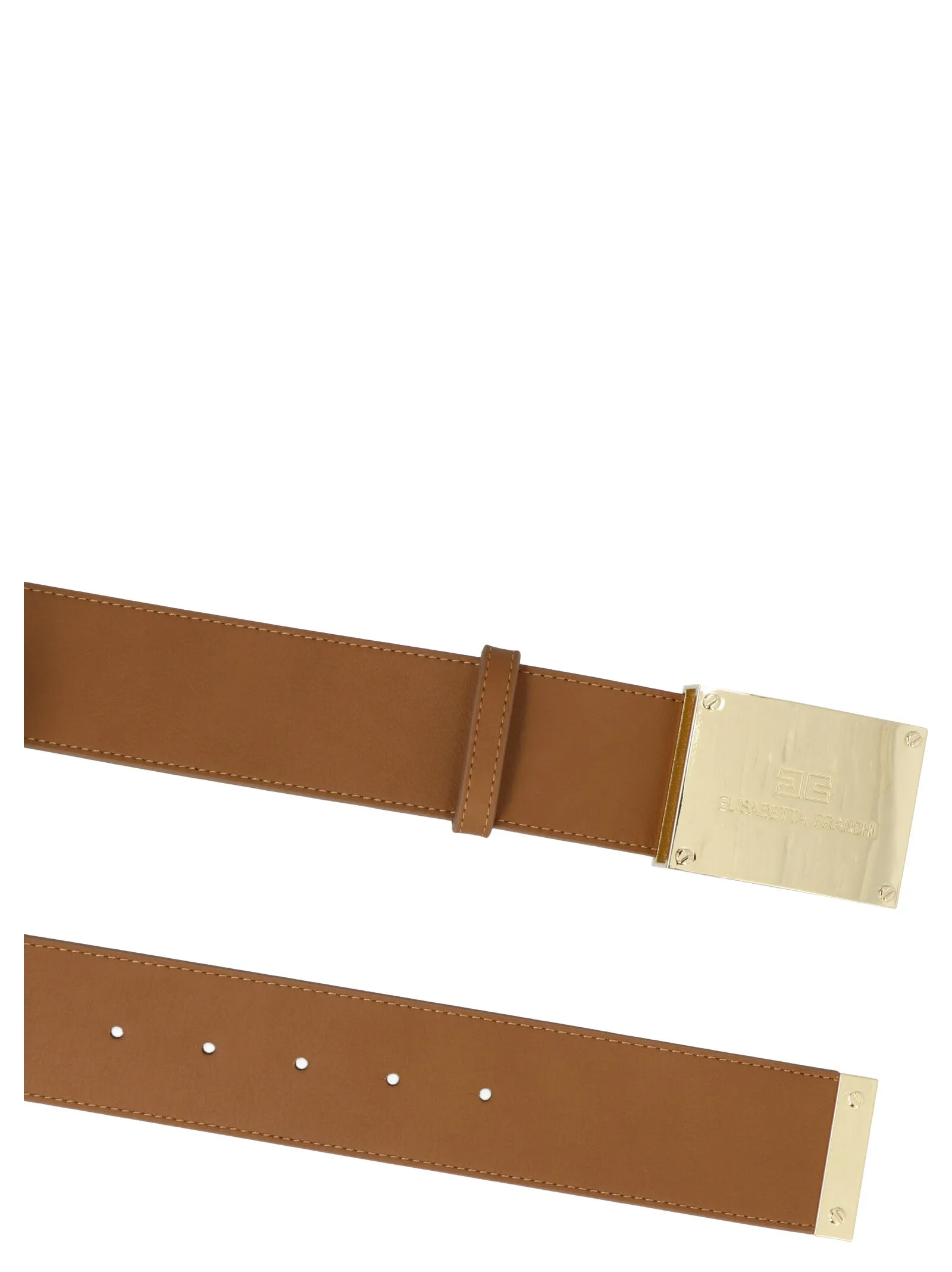 Elisabetta Franchi Logo Buckle Belt