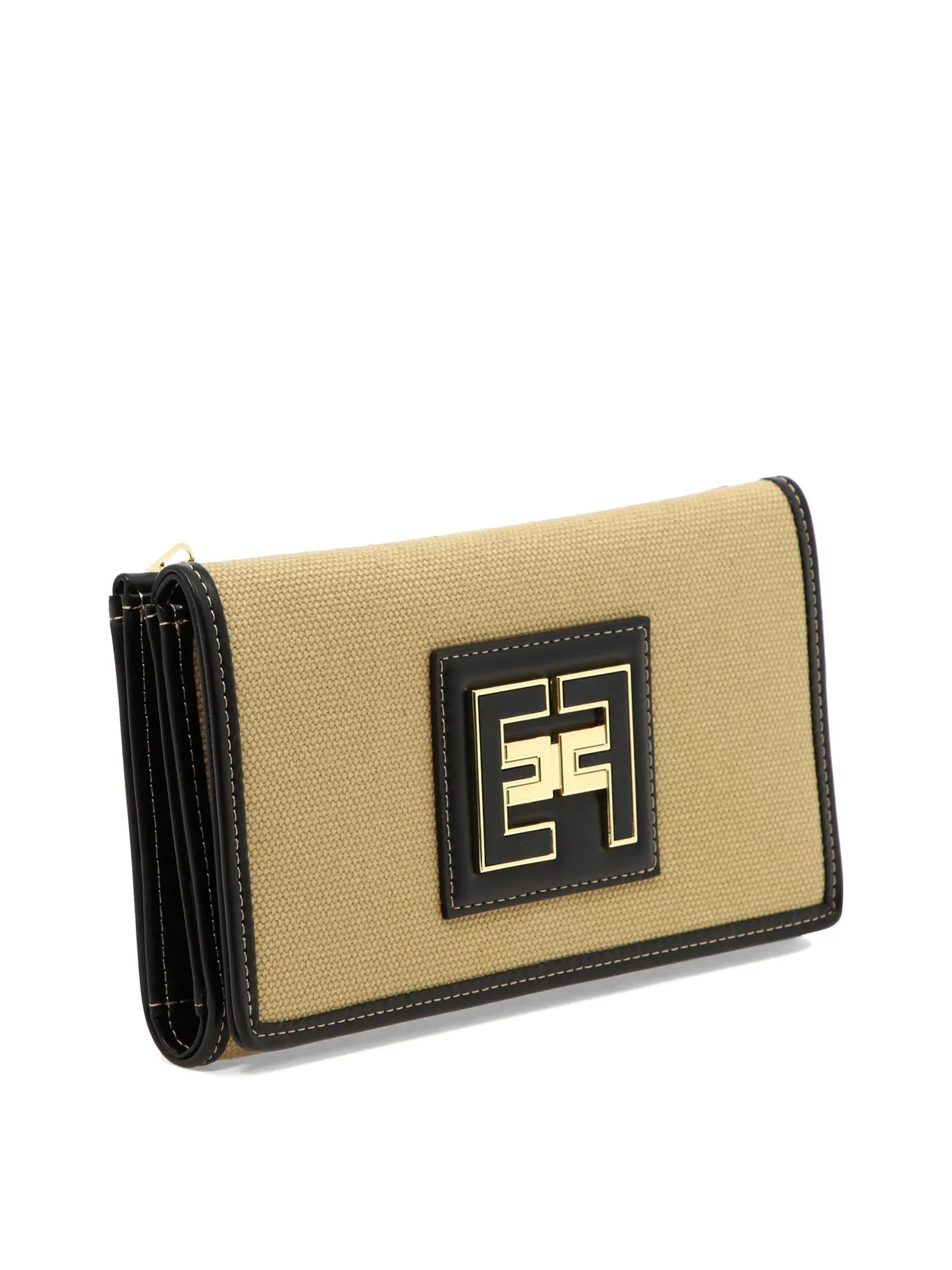 Elisabetta Franchi Logo Plaque Zipped Wallet