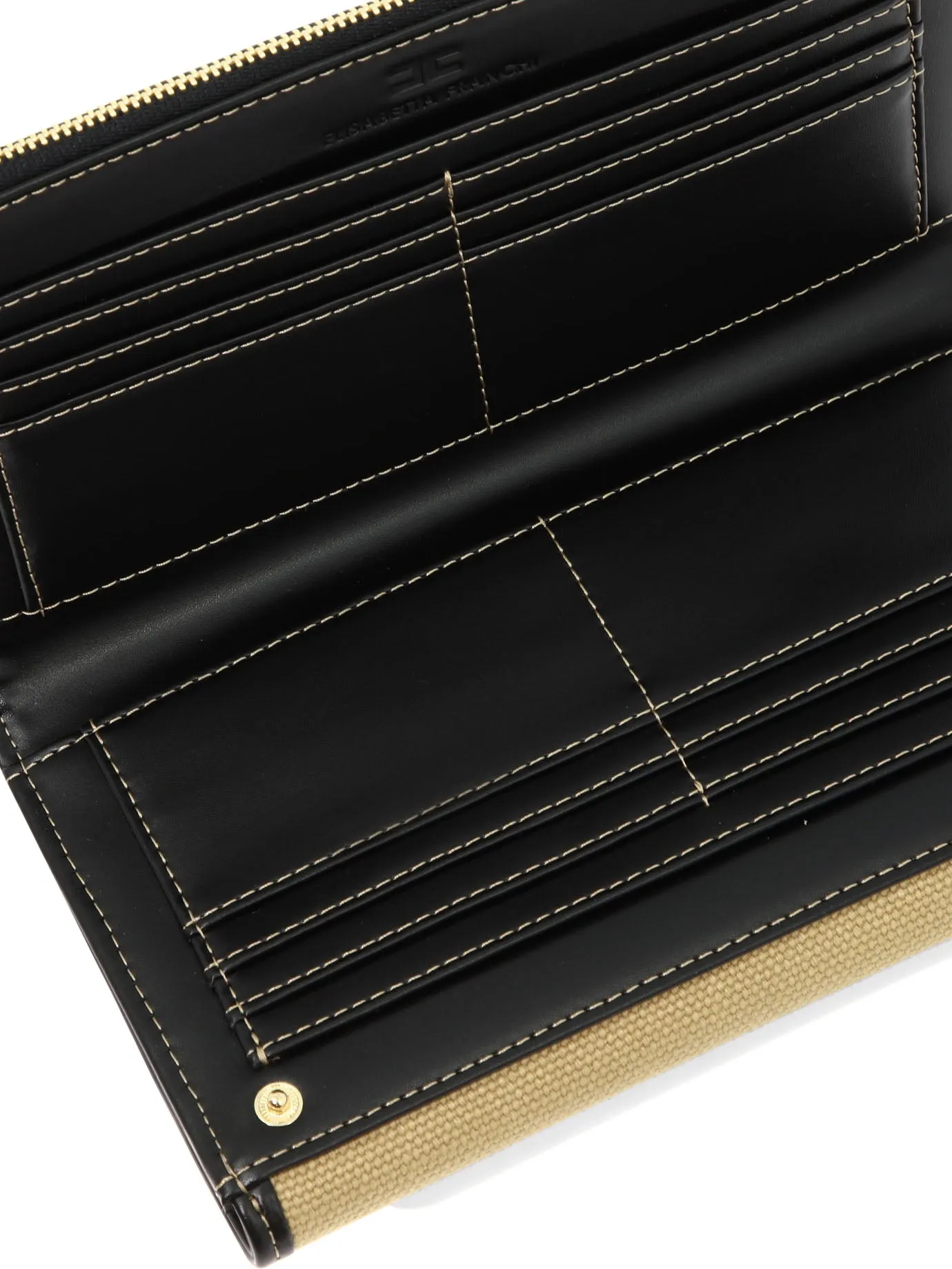 Elisabetta Franchi Logo Plaque Zipped Wallet