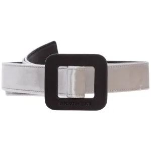 Emporio Armani Logo Plaque Buckle Belt