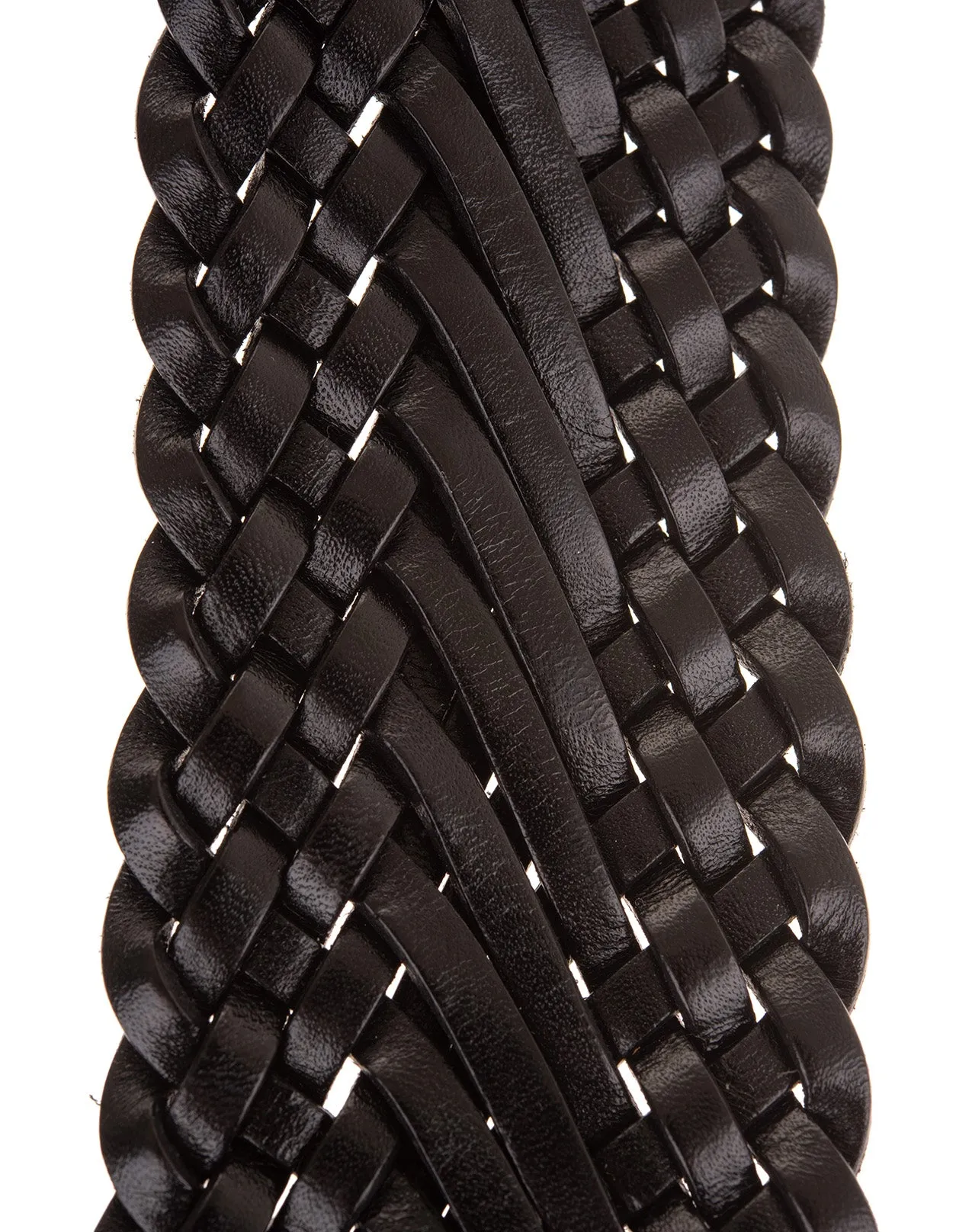 Etro Engraved Buckle Woven Belt