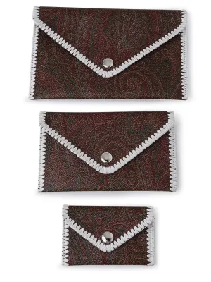 Etro Paisley Print Wallet Set