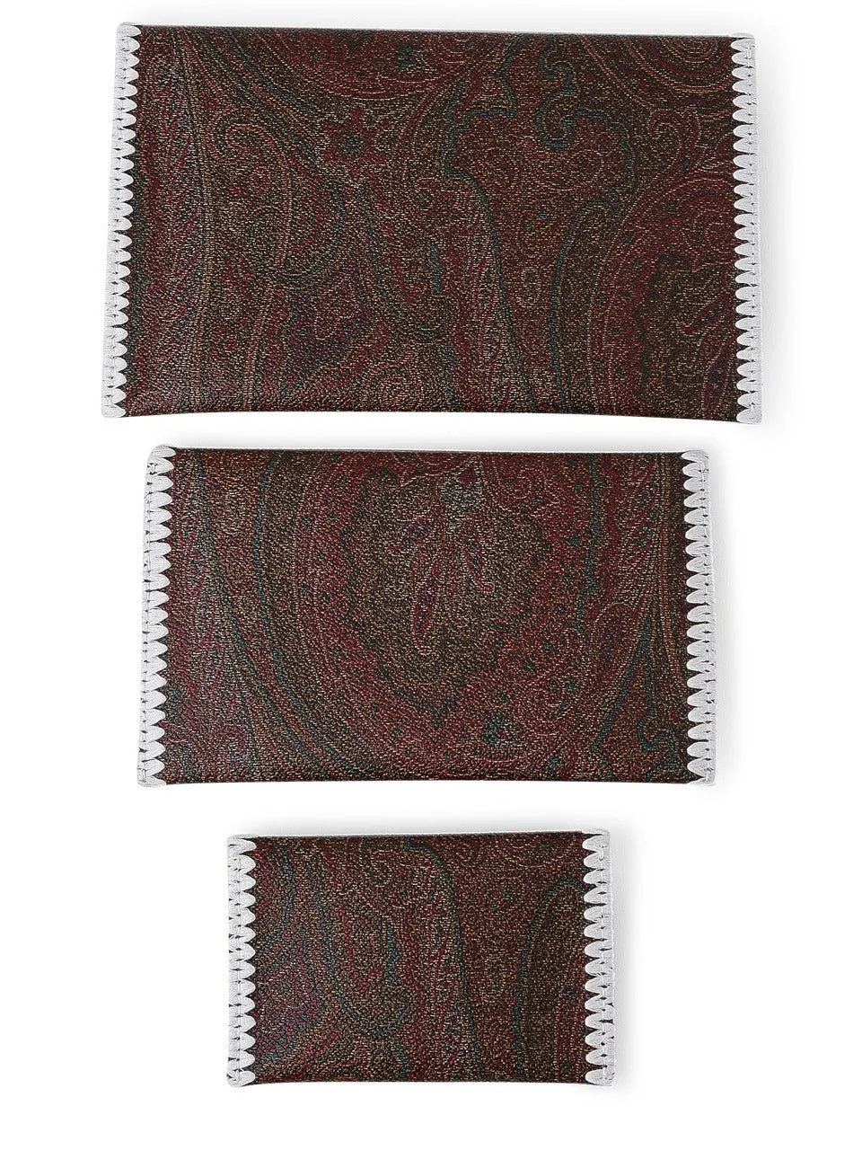Etro Paisley Print Wallet Set