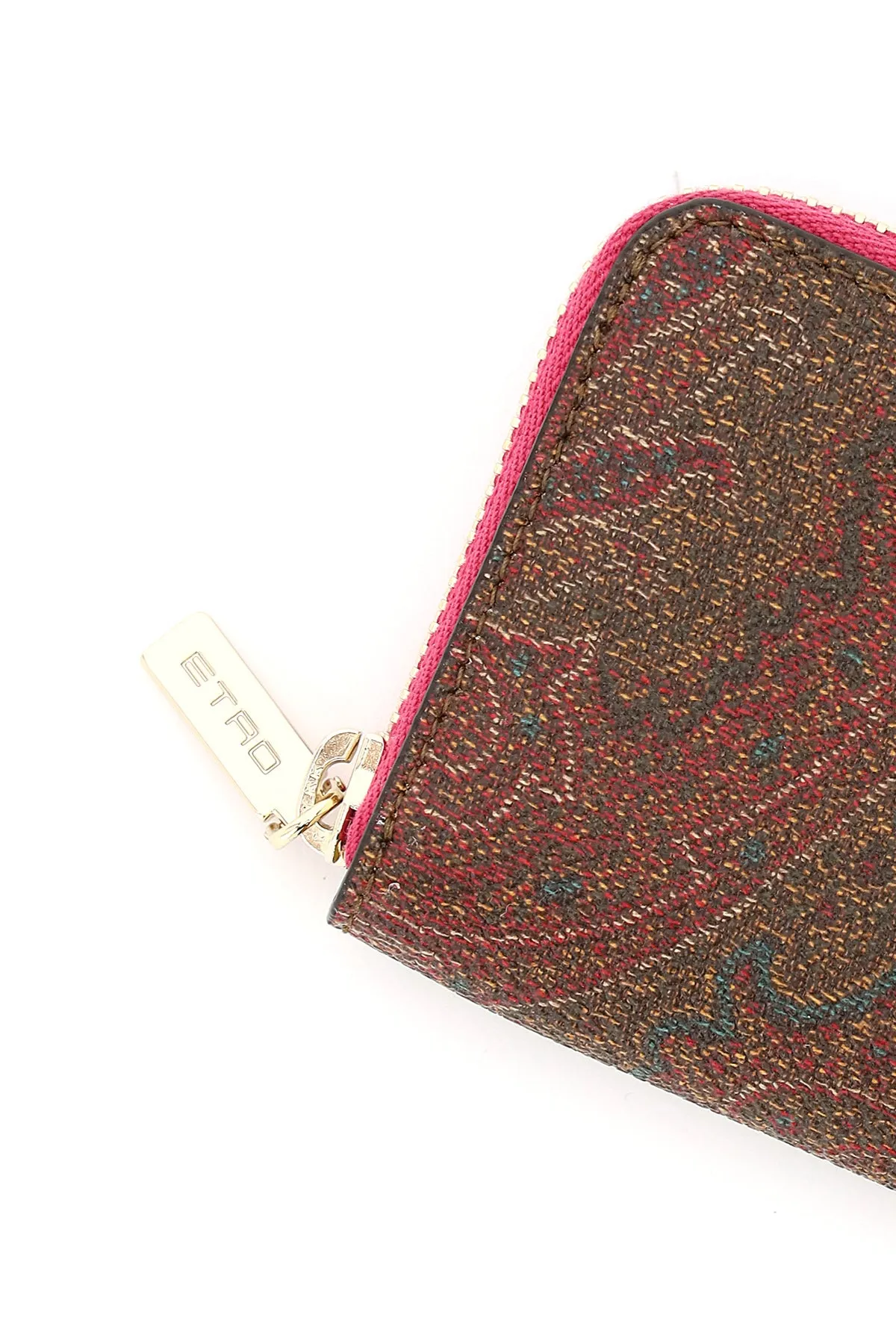 Etro Paisley Zip-Around Wallet