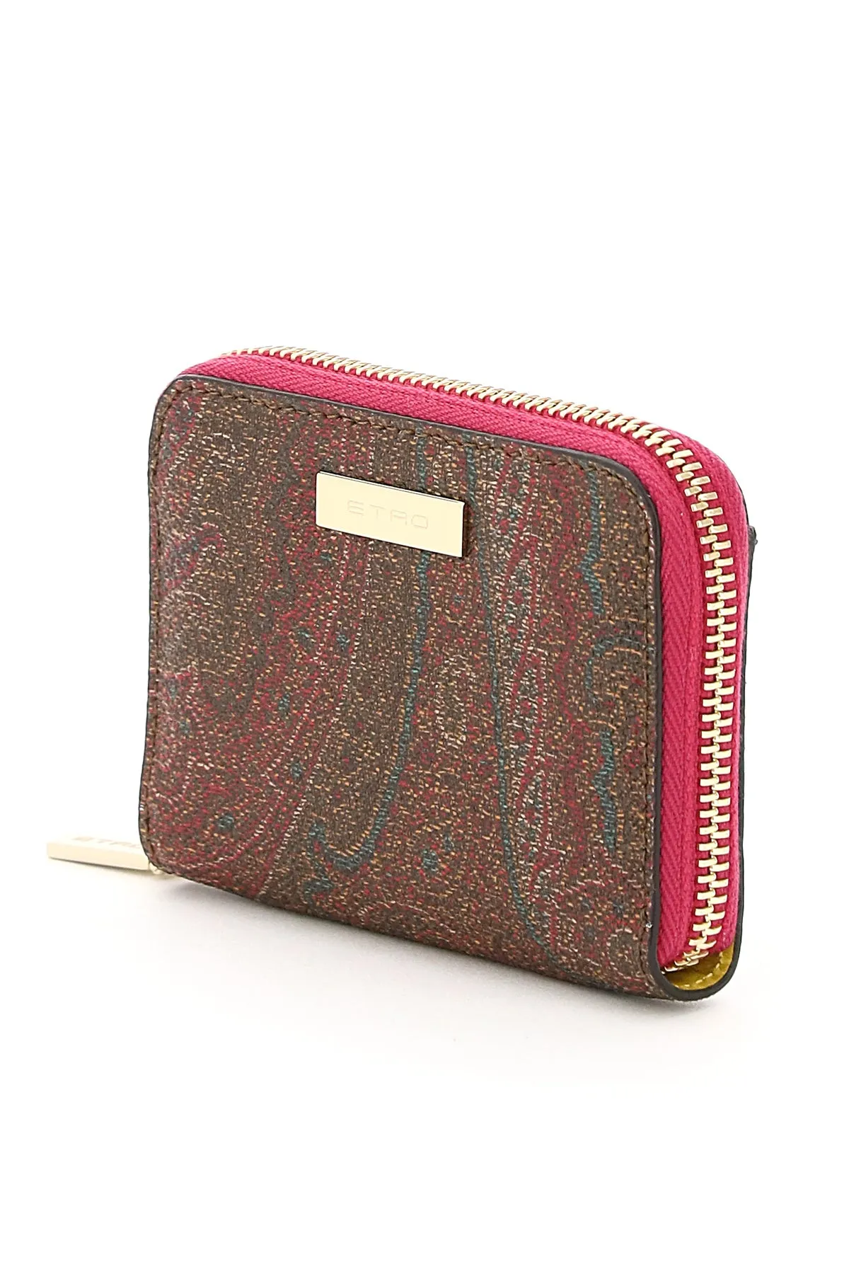 Etro Paisley Zip-Around Wallet