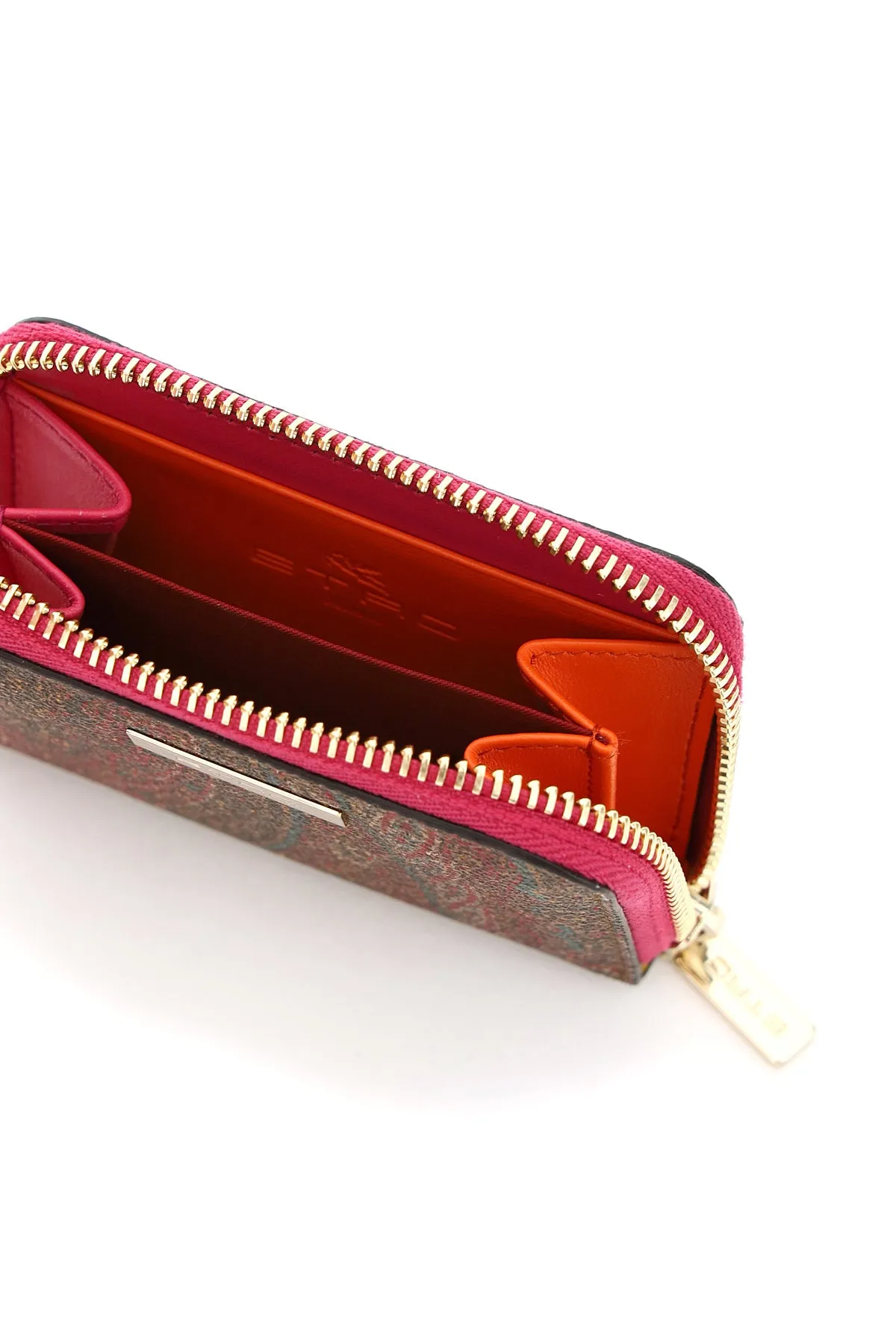 Etro Paisley Zip-Around Wallet