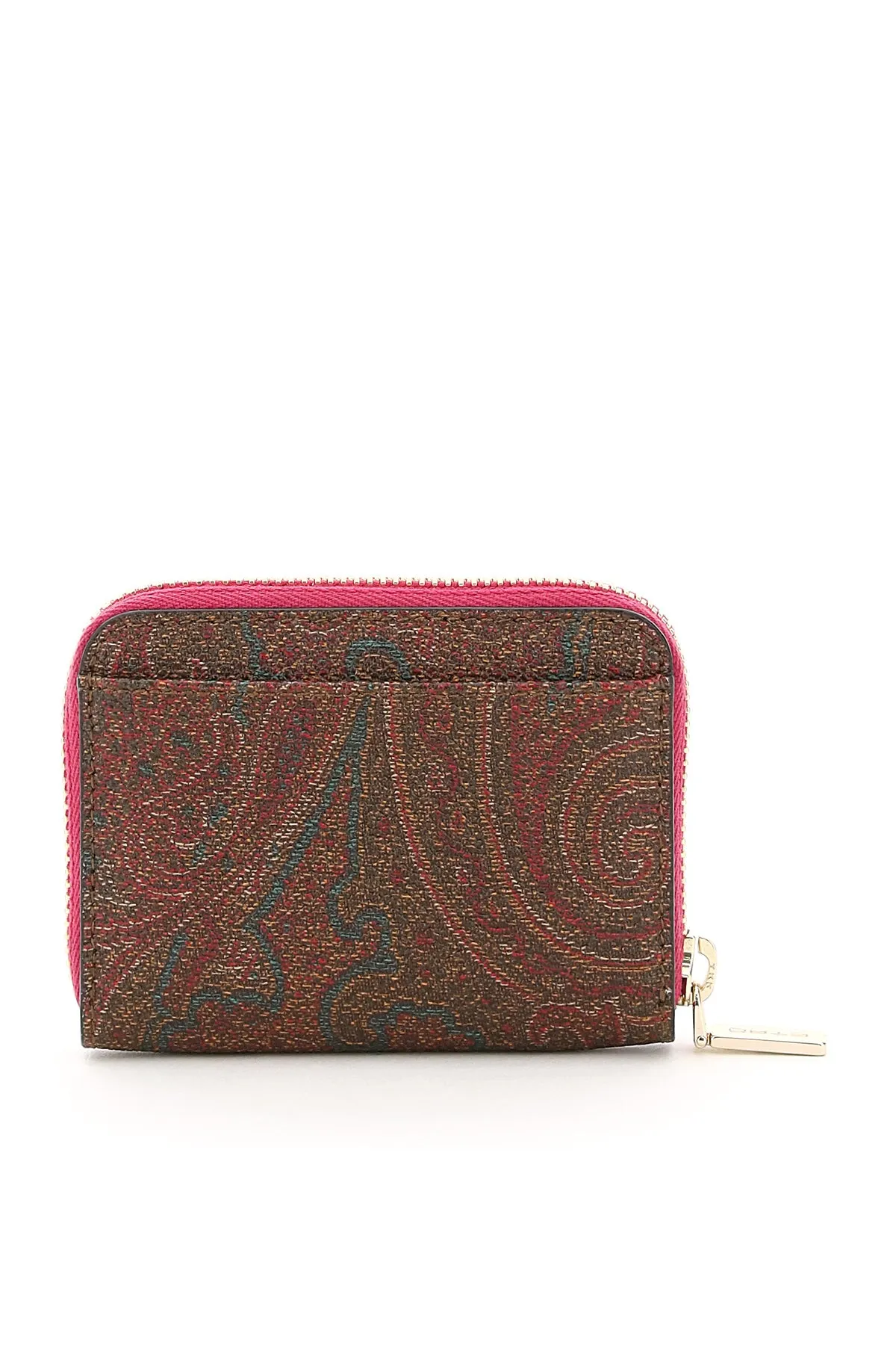 Etro Paisley Zip-Around Wallet