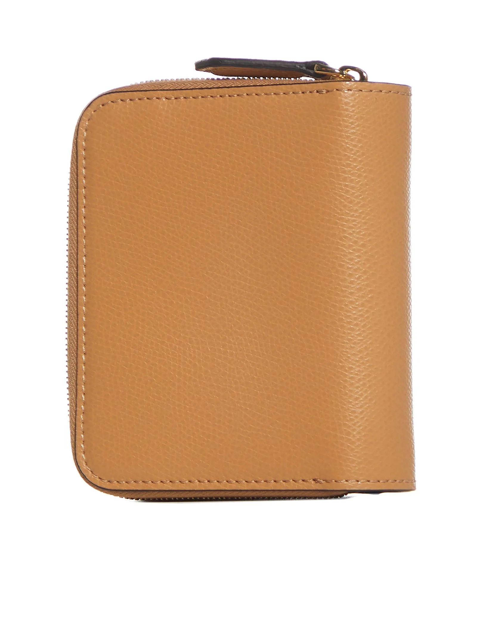 Fendi Logo Plaque Compact Wallet