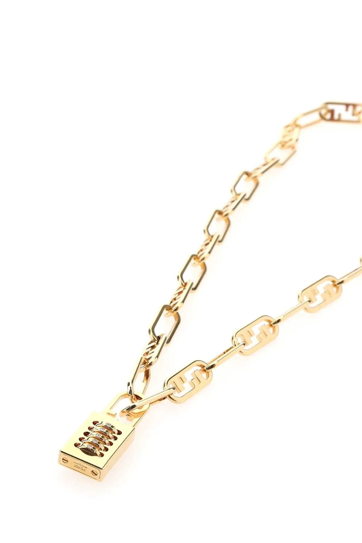 Fendi O'Lock Chain Necklace