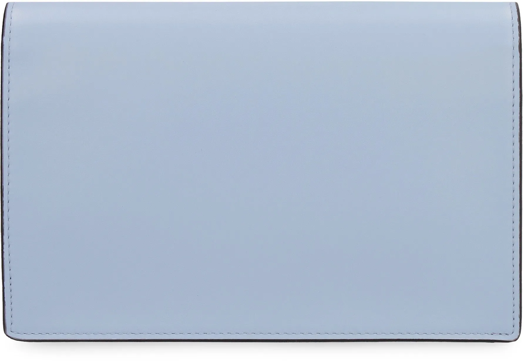 Fendi Roma Lettering Chain Wallet