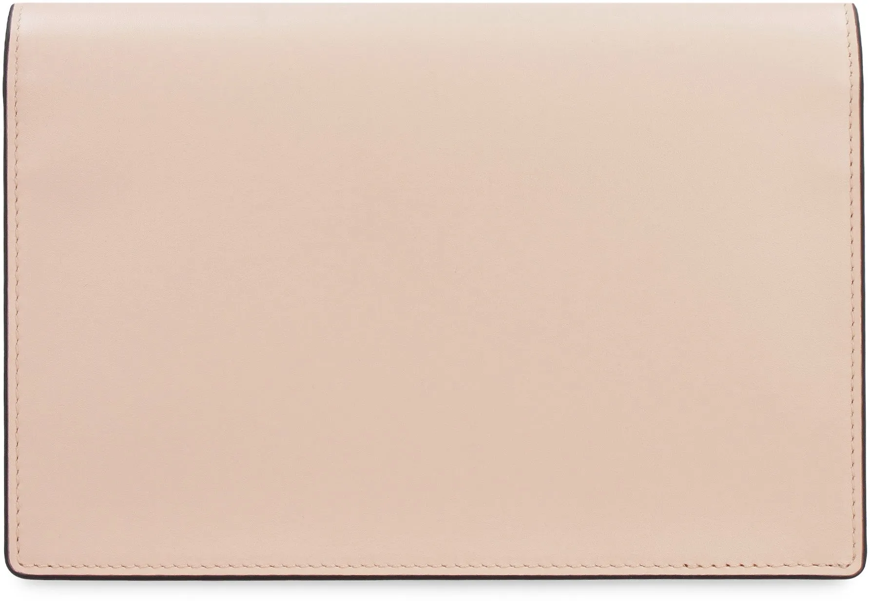 Fendi Roma Lettering Chain Wallet