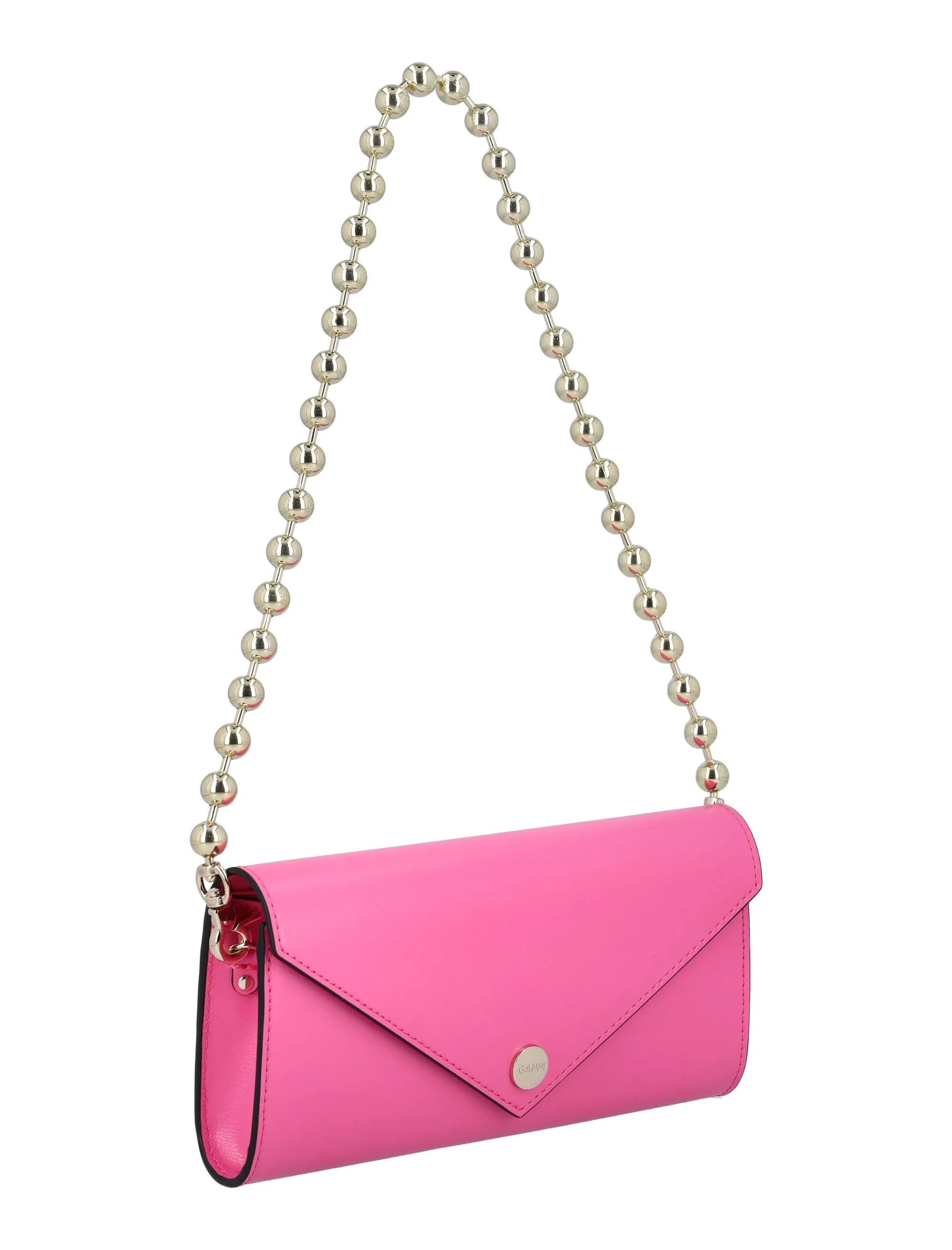 Ganni Flap Chained Wallet