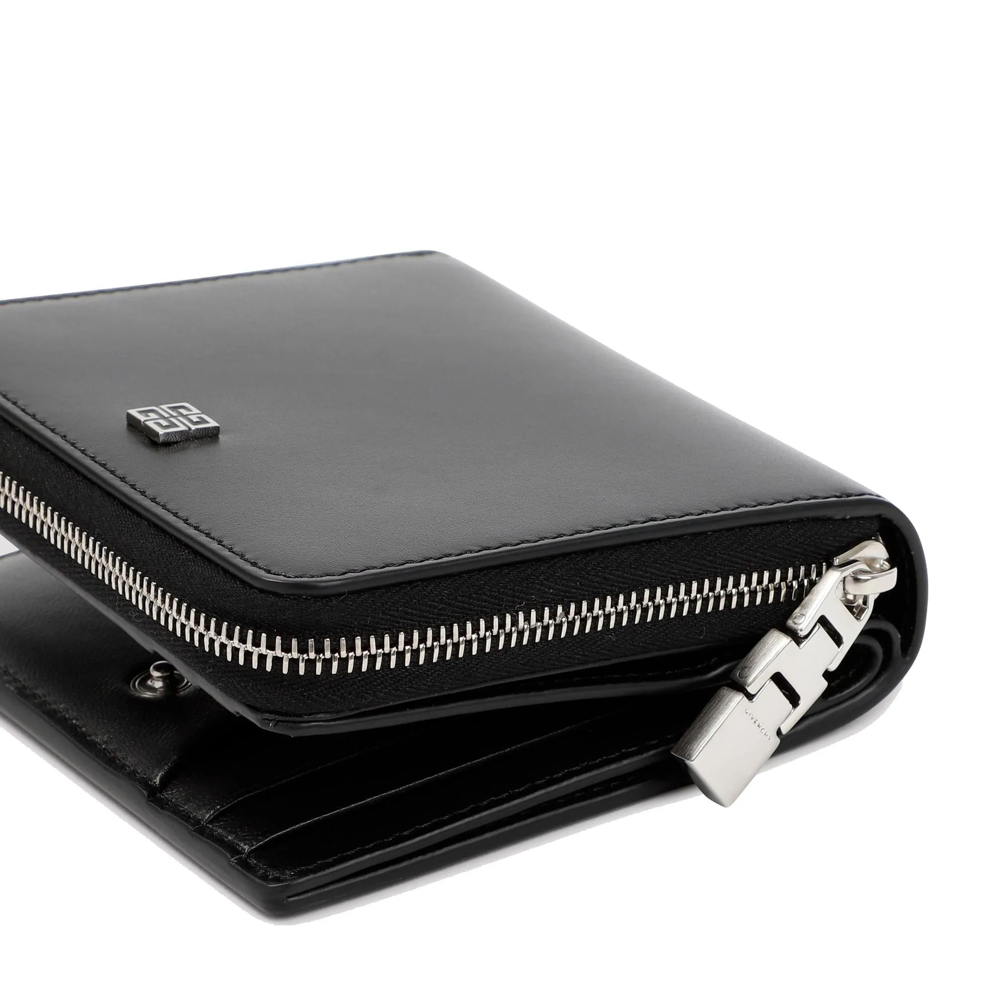 Givenchy 4G Plaque Zipped Wallet