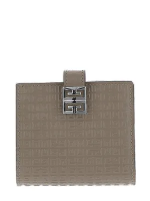 Givenchy Monogram Pattern Embossed Wallet