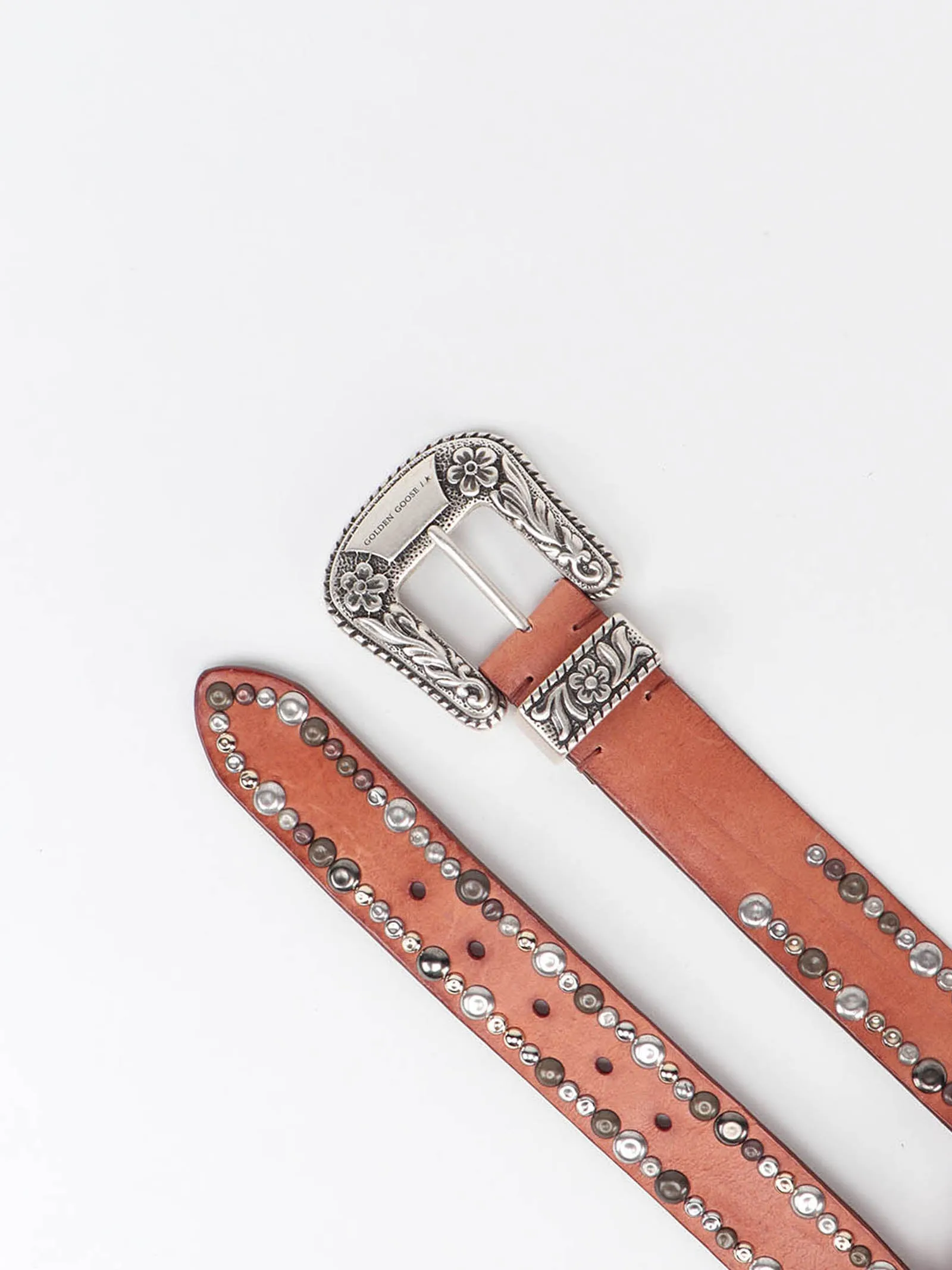 Golden Goose Deluxe Brand Stud Embellished Belt