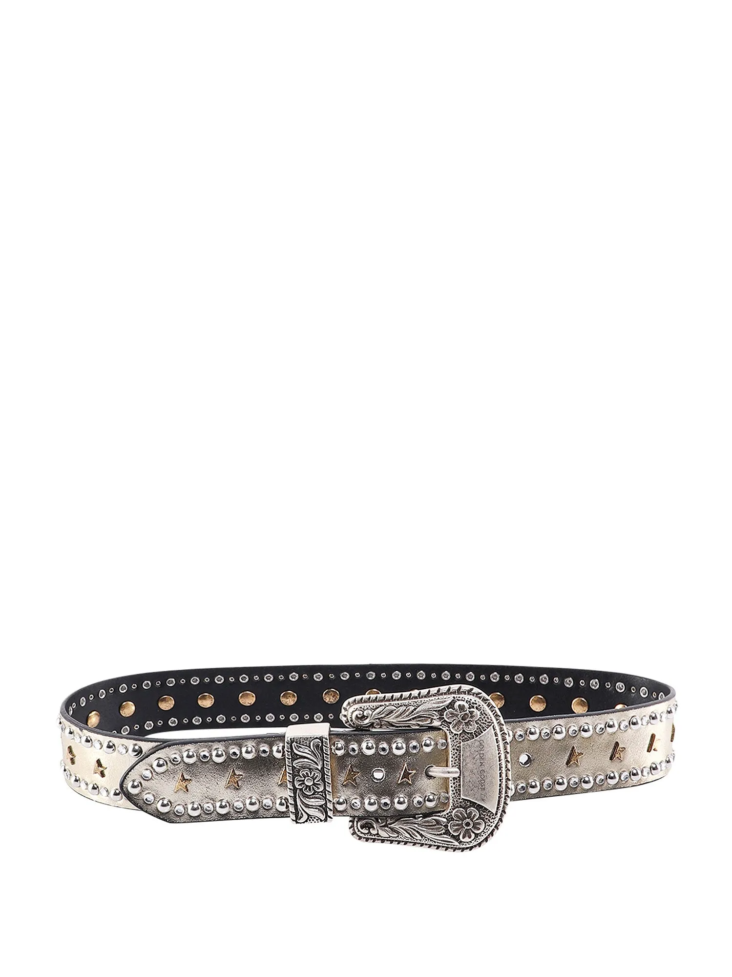 Golden Goose Deluxe Brand Stud Embellished Buckle Belt
