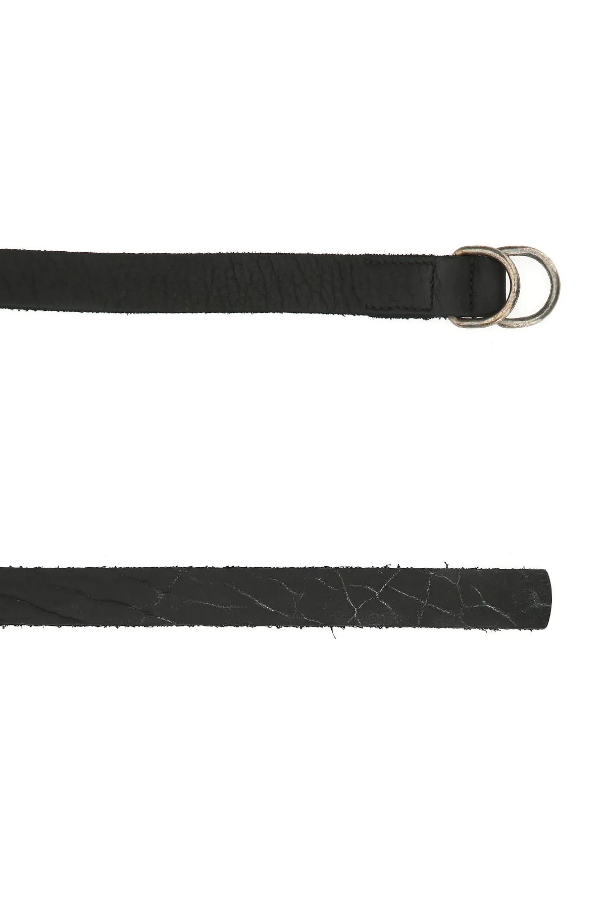 Guidi Distressed Double Buckle Belt