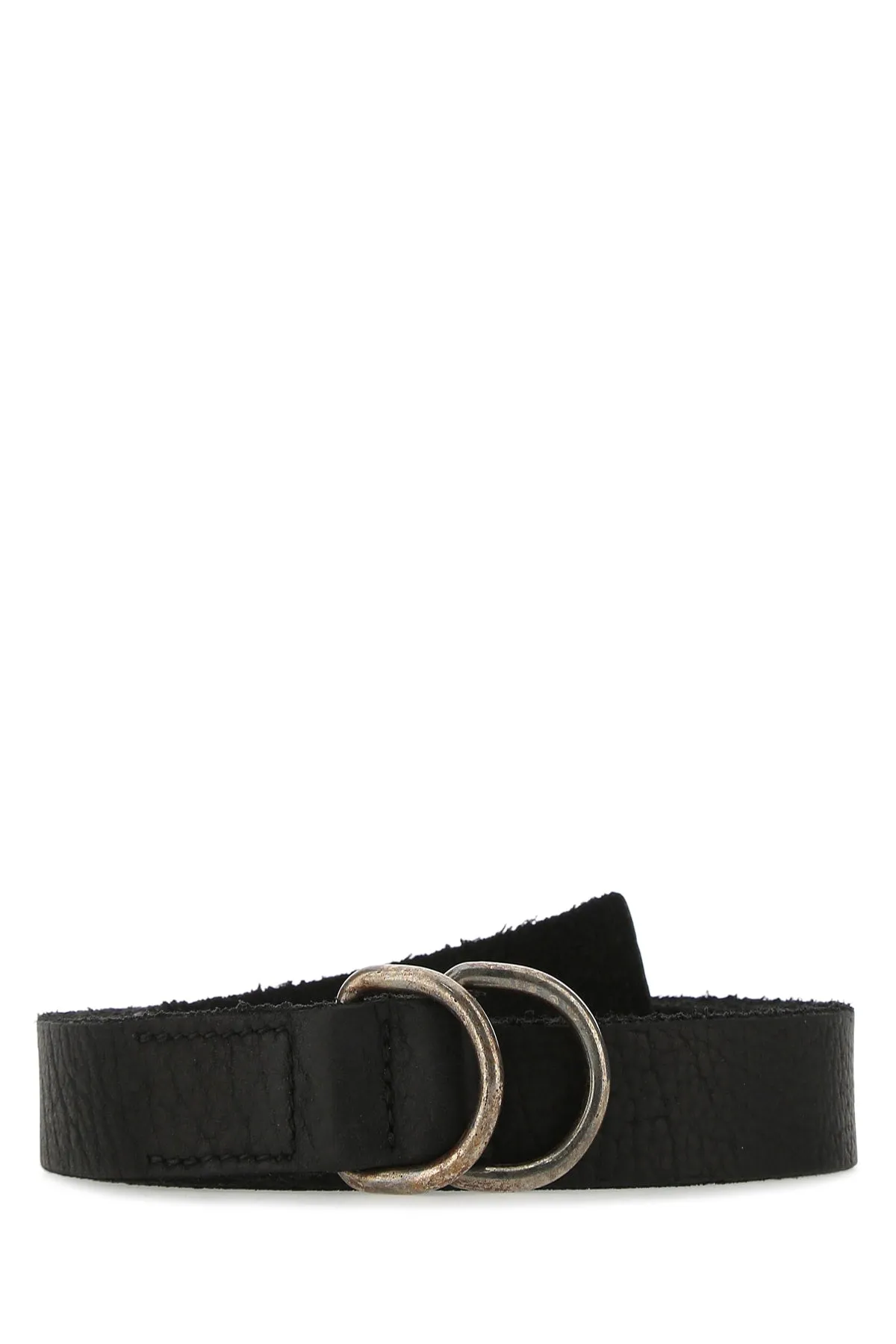 Guidi Distressed Double Buckle Belt