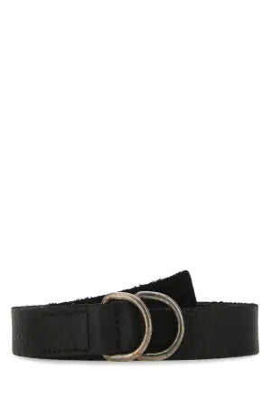 Guidi Distressed Double Buckle Belt