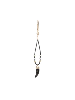 Isabel Marant Tooth-Pendant Shiny Earring