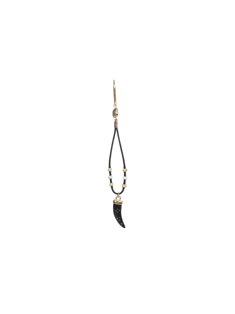 Isabel Marant Tooth-Pendant Shiny Earring