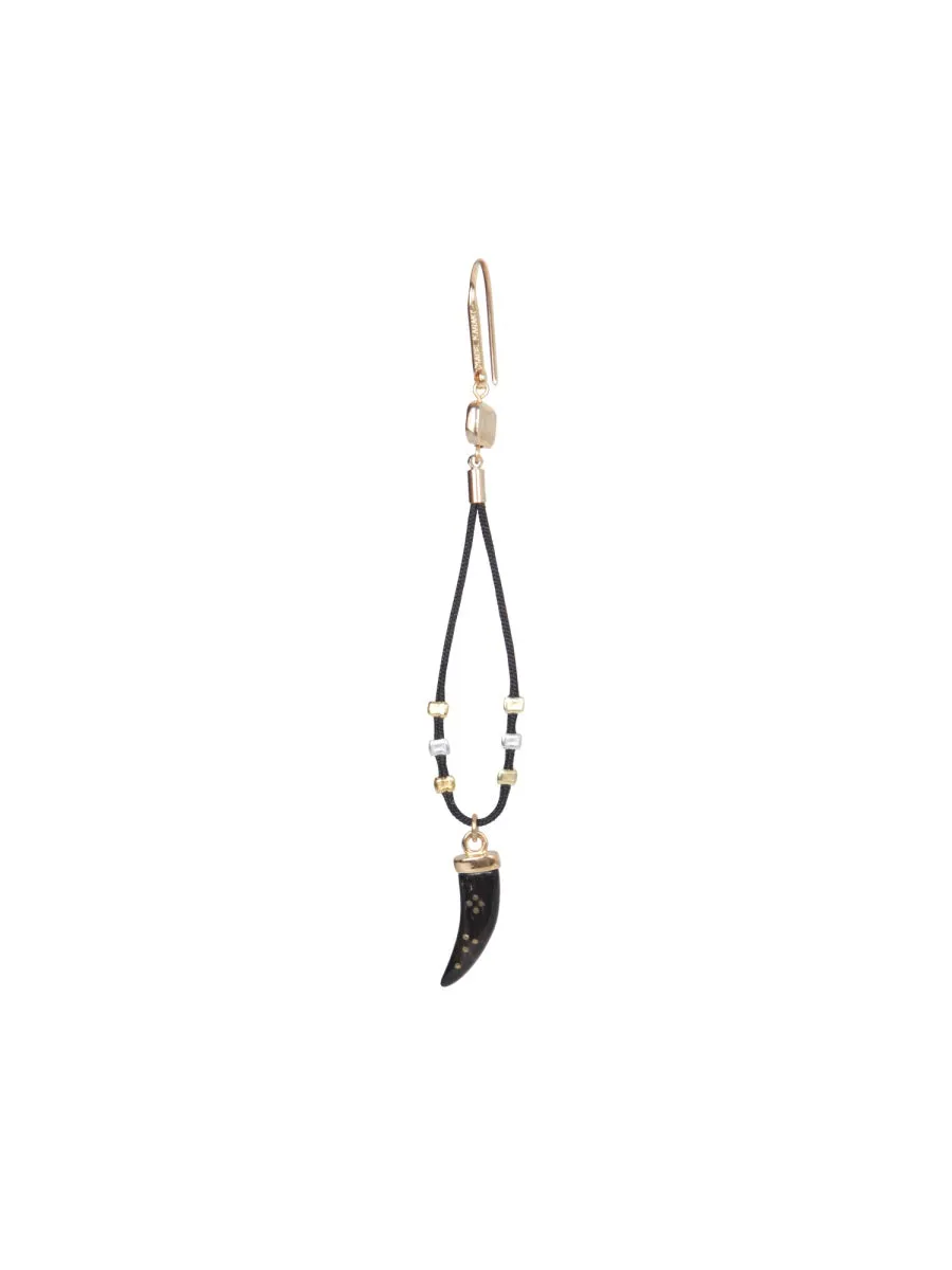 Isabel Marant Tooth-Pendant Shiny Earring