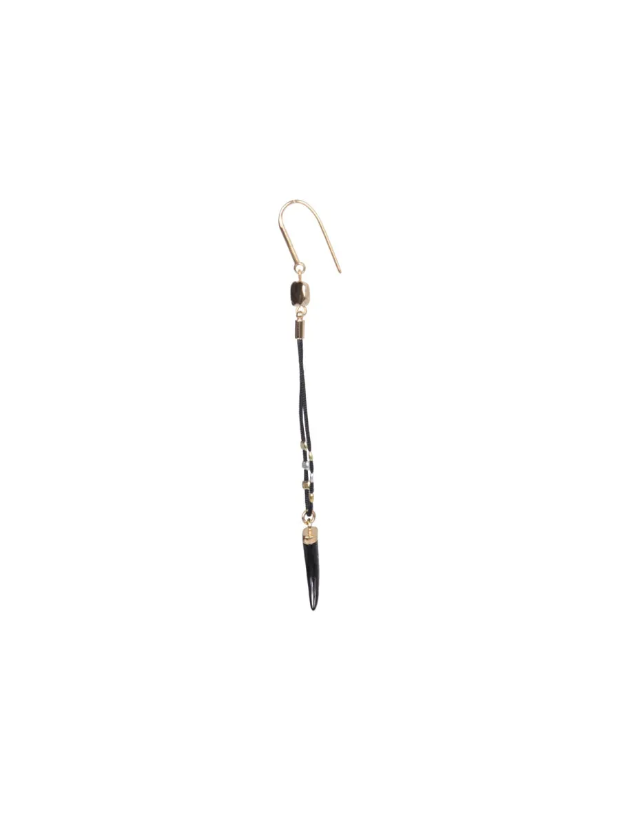 Isabel Marant Tooth-Pendant Shiny Earring