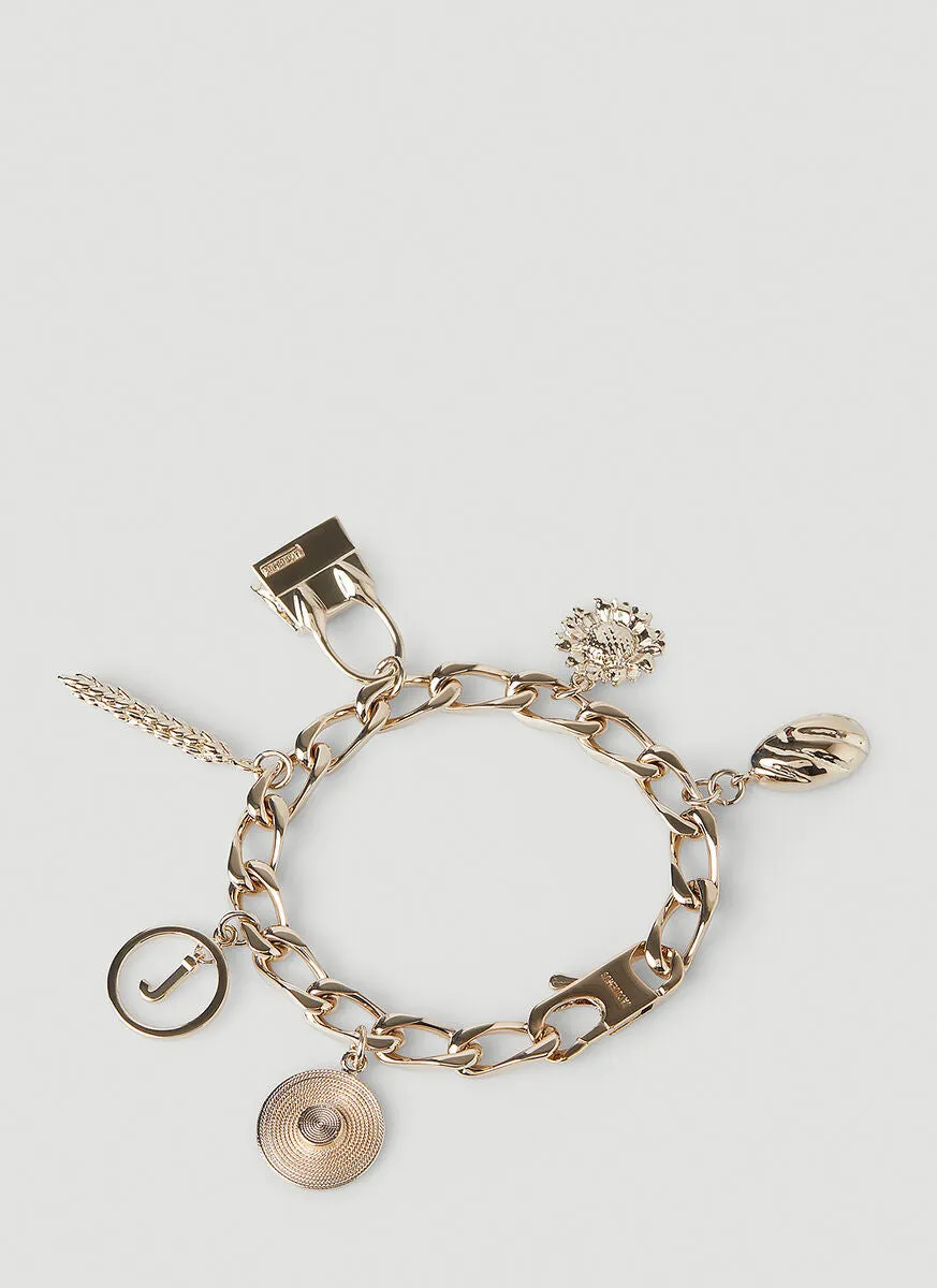 Jacquemus Chain Link Pendants Bracelet