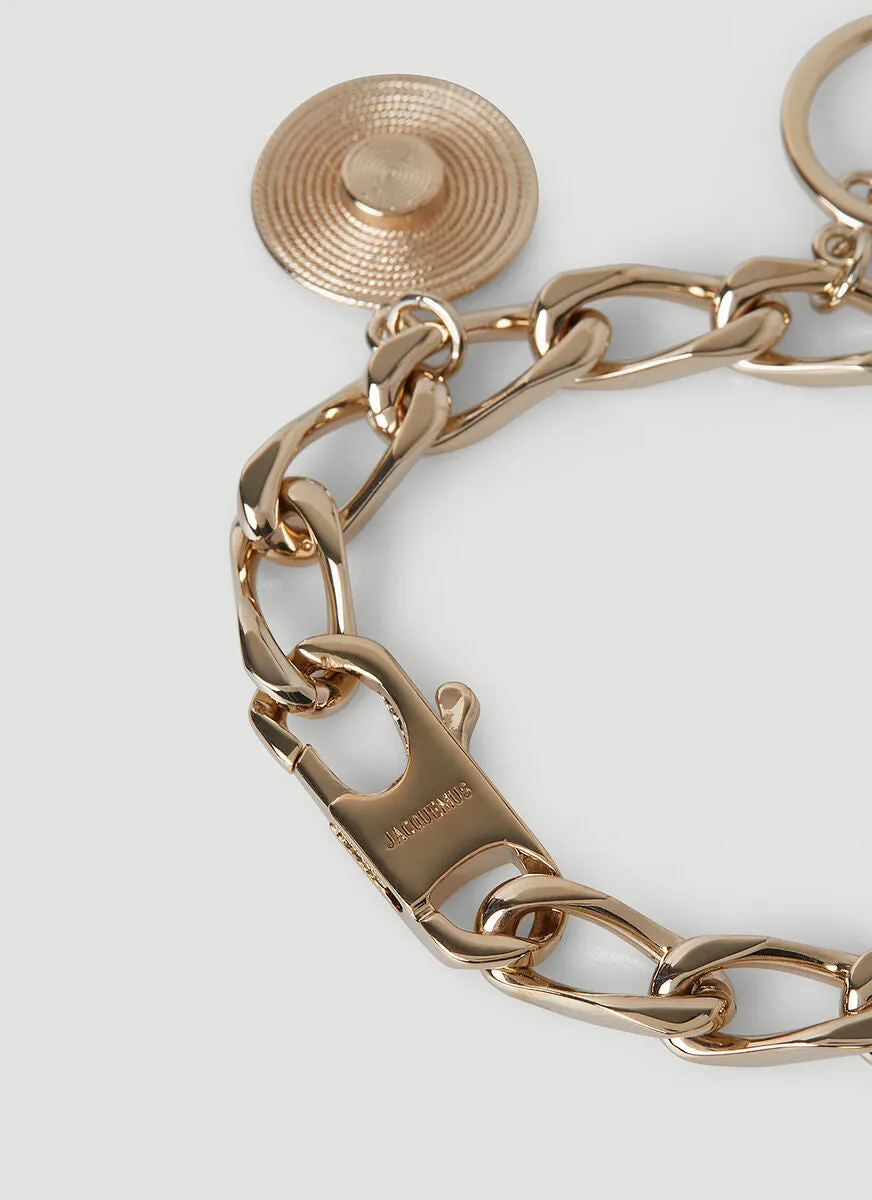 Jacquemus Chain Link Pendants Bracelet