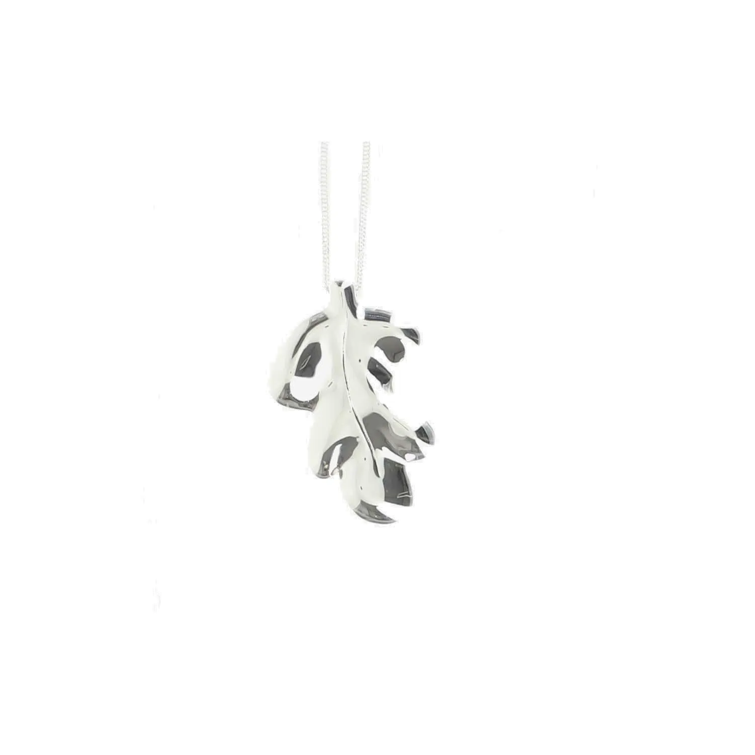 Jil Sander Handcrafted Foliage Pendant Necklace