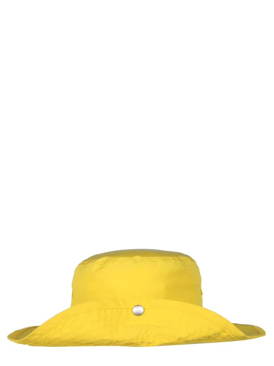 Jil Sander Wide Brim Snap Button Detailed Hat