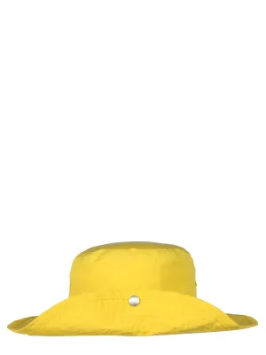 Jil Sander Wide Brim Snap Button Detailed Hat