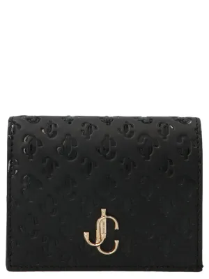 Jimmy Choo Hanne Kogo Embossed Foldover Wallet