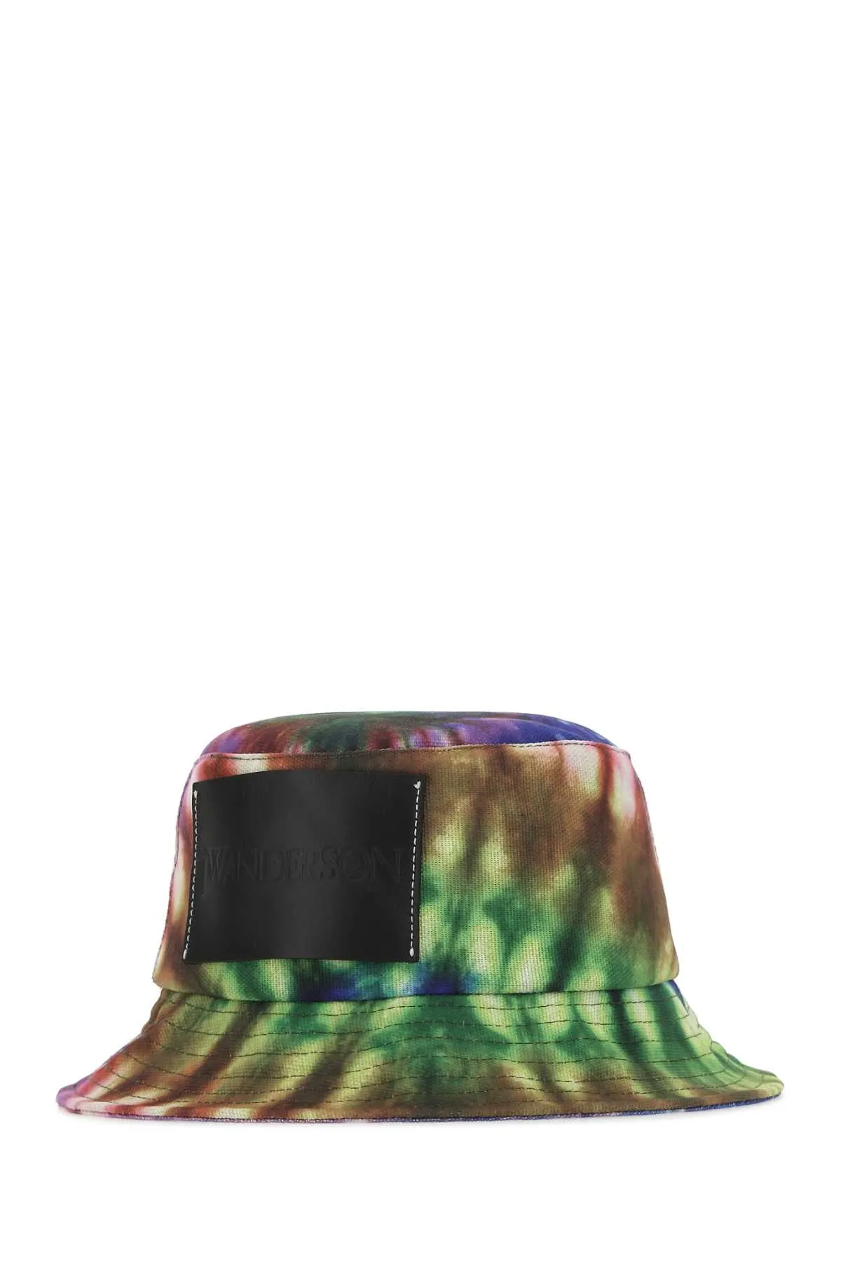 JW Anderson Tie-Dyed Logo-Patch Bucket Hat